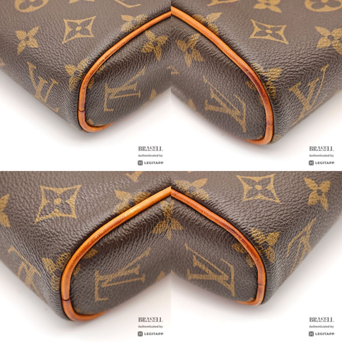 LOUIS VUITTON Monogram Sonatine M51902 Handbag Brown【ImportFeeFREE】