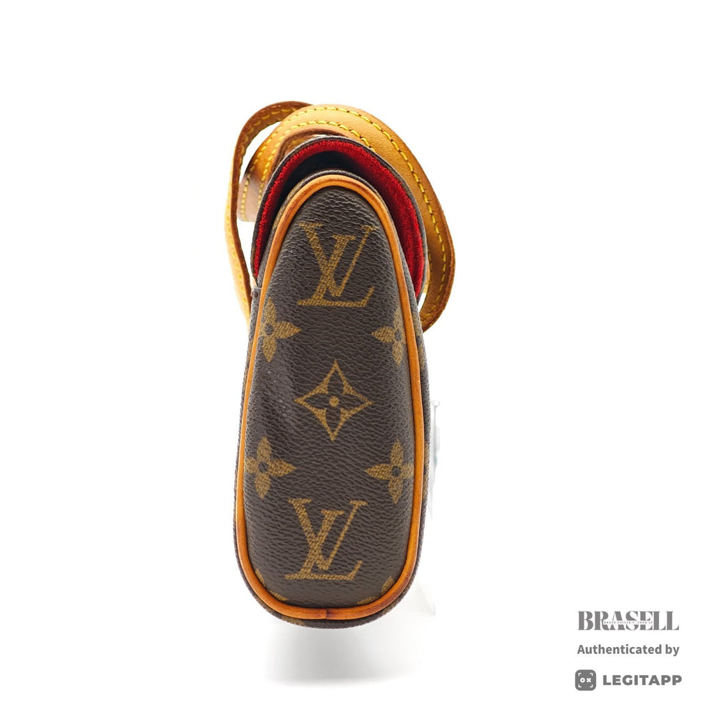 LOUIS VUITTON Monogram Sonatine M51902 Handbag Brown【ImportFeeFREE】