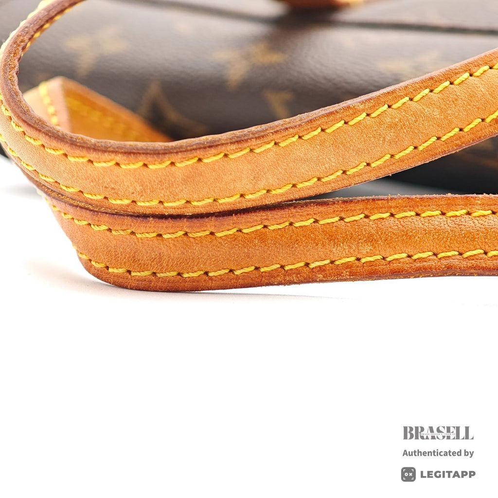 LOUIS VUITTON Monogram Sonatine M51902 Handbag Brown【ImportFeeFREE】