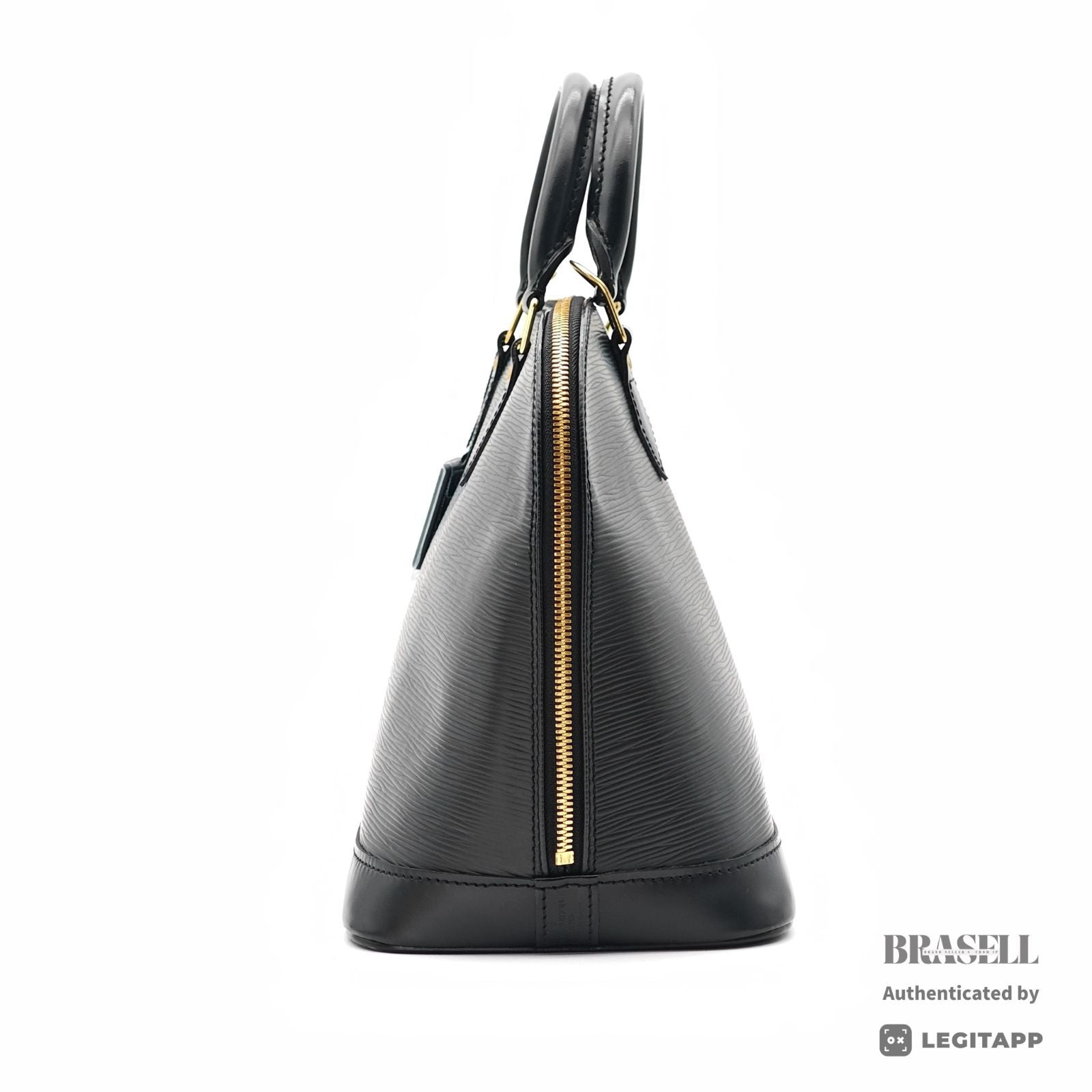 LOUIS VUITTON Epi Electric Alma PM M40302 Handbag Black Unisex【ImportFeeFREE】