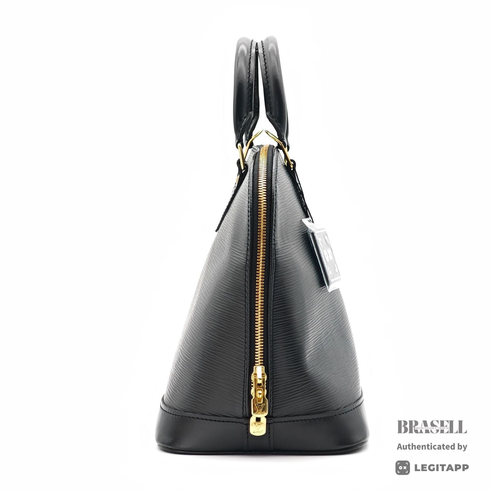 LOUIS VUITTON Epi Electric Alma PM M40302 Handbag Black Unisex【ImportFeeFREE】