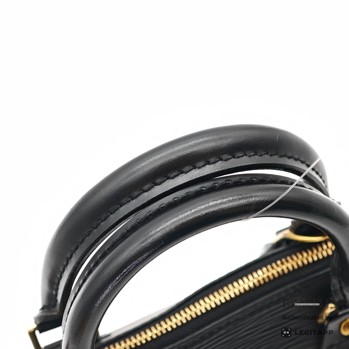 LOUIS VUITTON Epi Electric Alma PM M40302 Handbag Black Unisex【ImportFeeFREE】