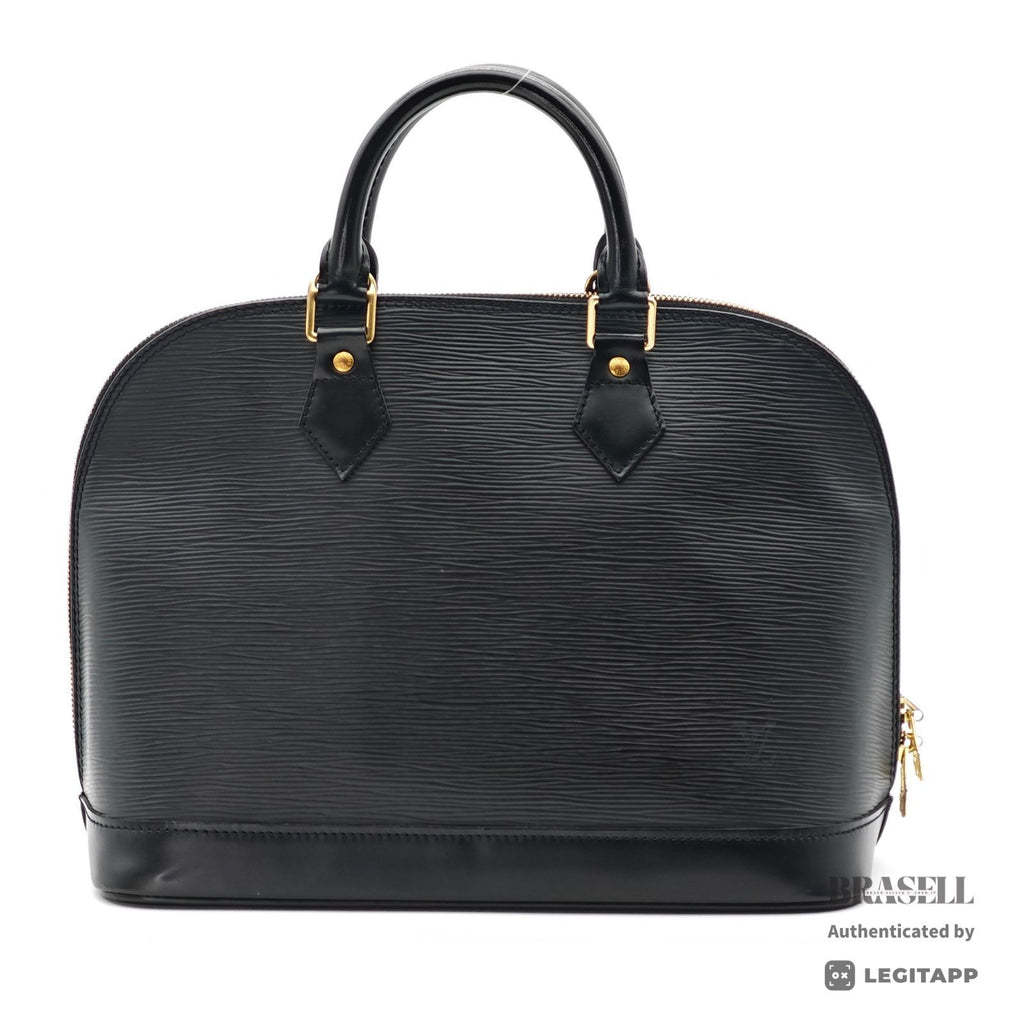 LOUIS VUITTON Epi Electric Alma PM M40302 Handbag Black Unisex【ImportFeeFREE】