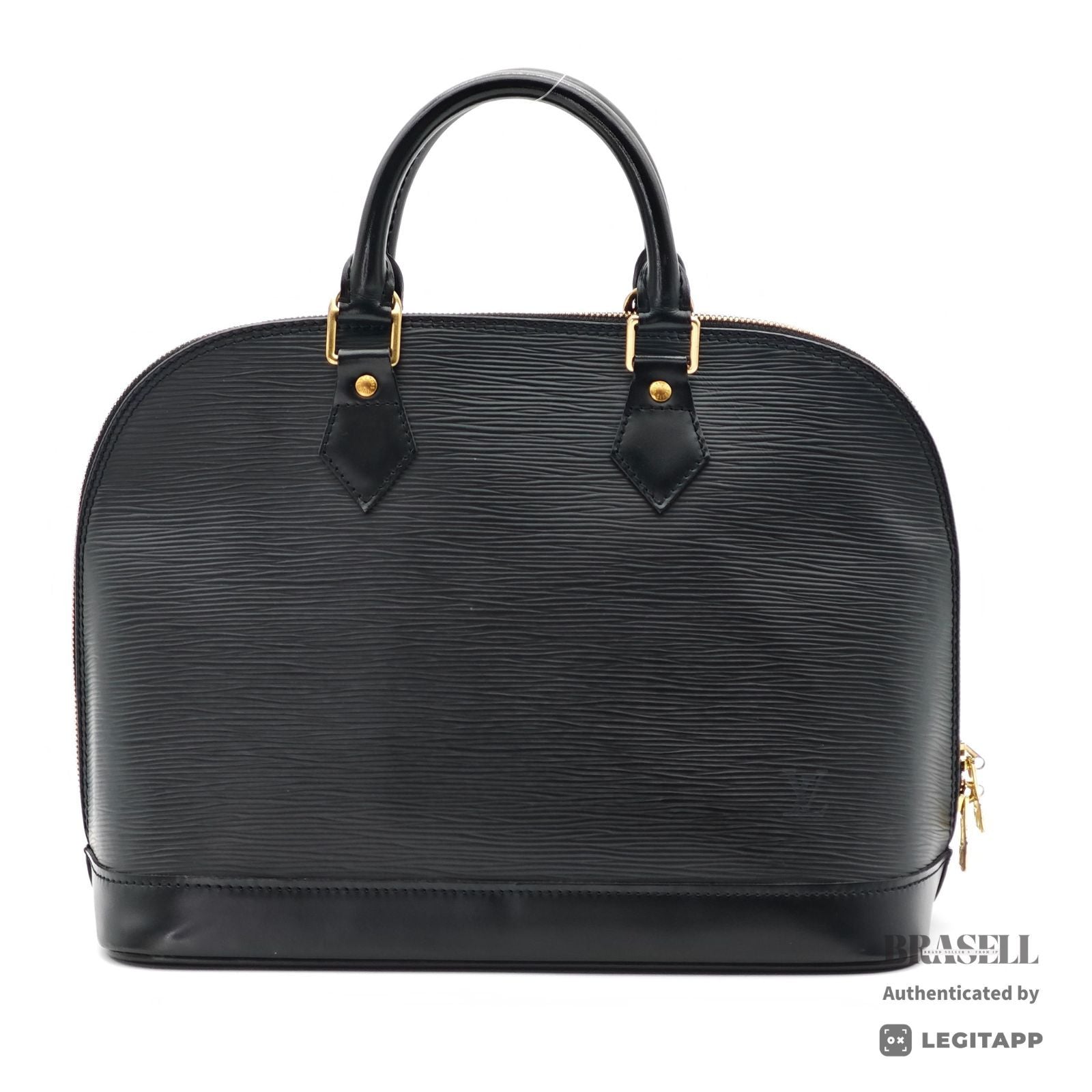 LOUIS VUITTON Epi Electric Alma PM M40302 Handbag Black Unisex【ImportFeeFREE】