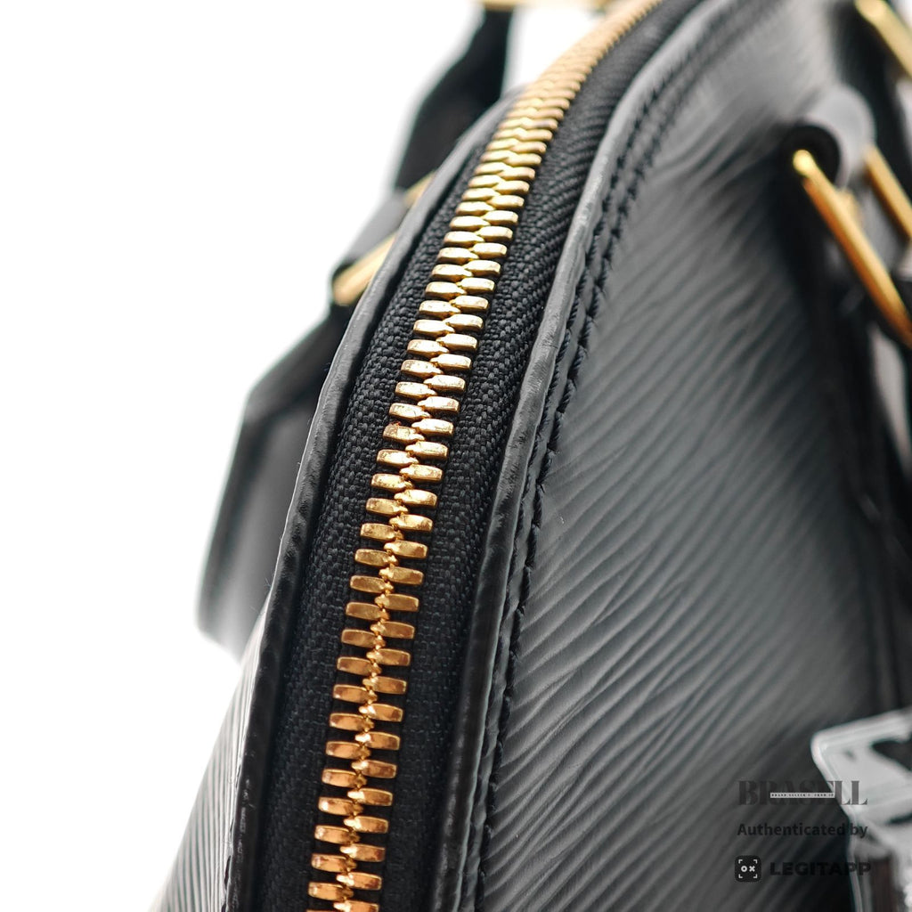 LOUIS VUITTON Epi Electric Alma PM M40302 Handbag Black Unisex【ImportFeeFREE】