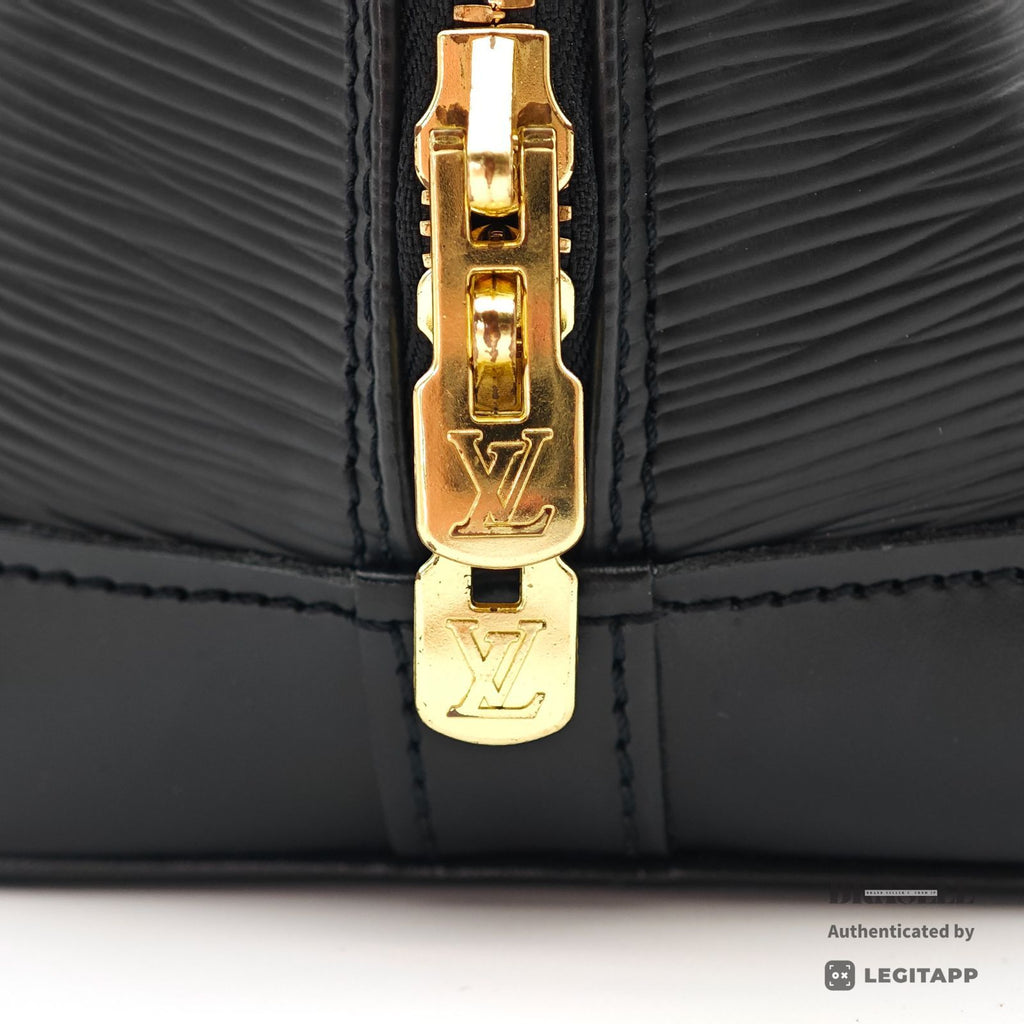 LOUIS VUITTON Epi Electric Alma PM M40302 Handbag Black Unisex【ImportFeeFREE】