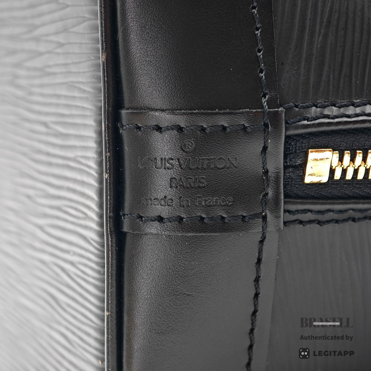 LOUIS VUITTON Epi Electric Alma PM M40302 Handbag Black Unisex【ImportFeeFREE】