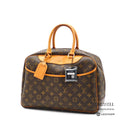 LOUIS VUITTON Monogram Deauville M47270 Handbag Brown Unisex【ImportFeeFREE】
