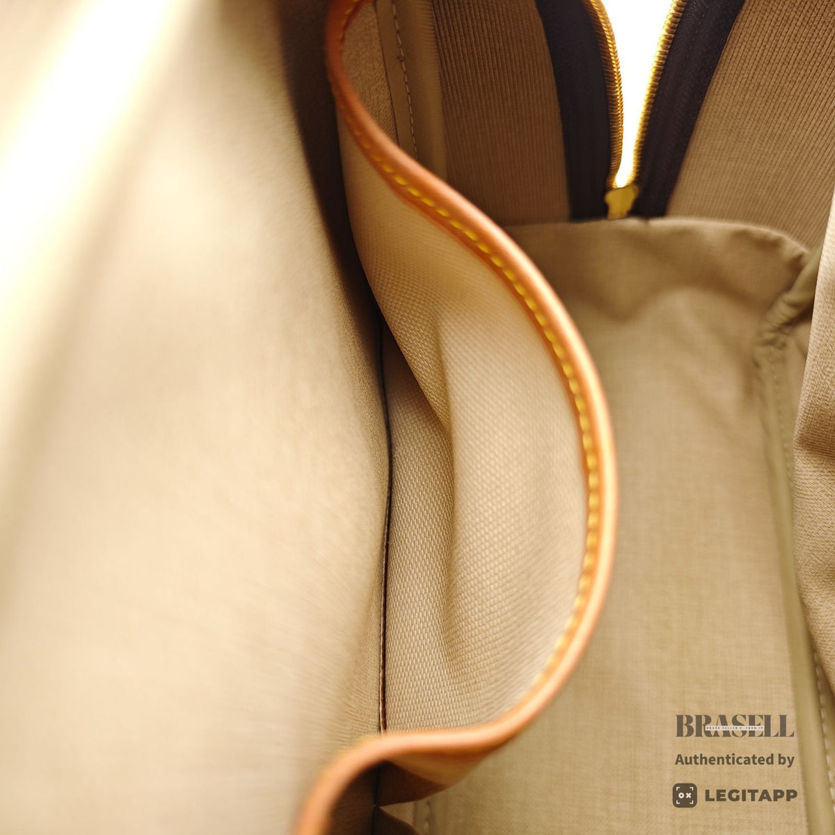 LOUIS VUITTON Monogram Deauville M47270 Handbag Brown Unisex【ImportFeeFREE】
