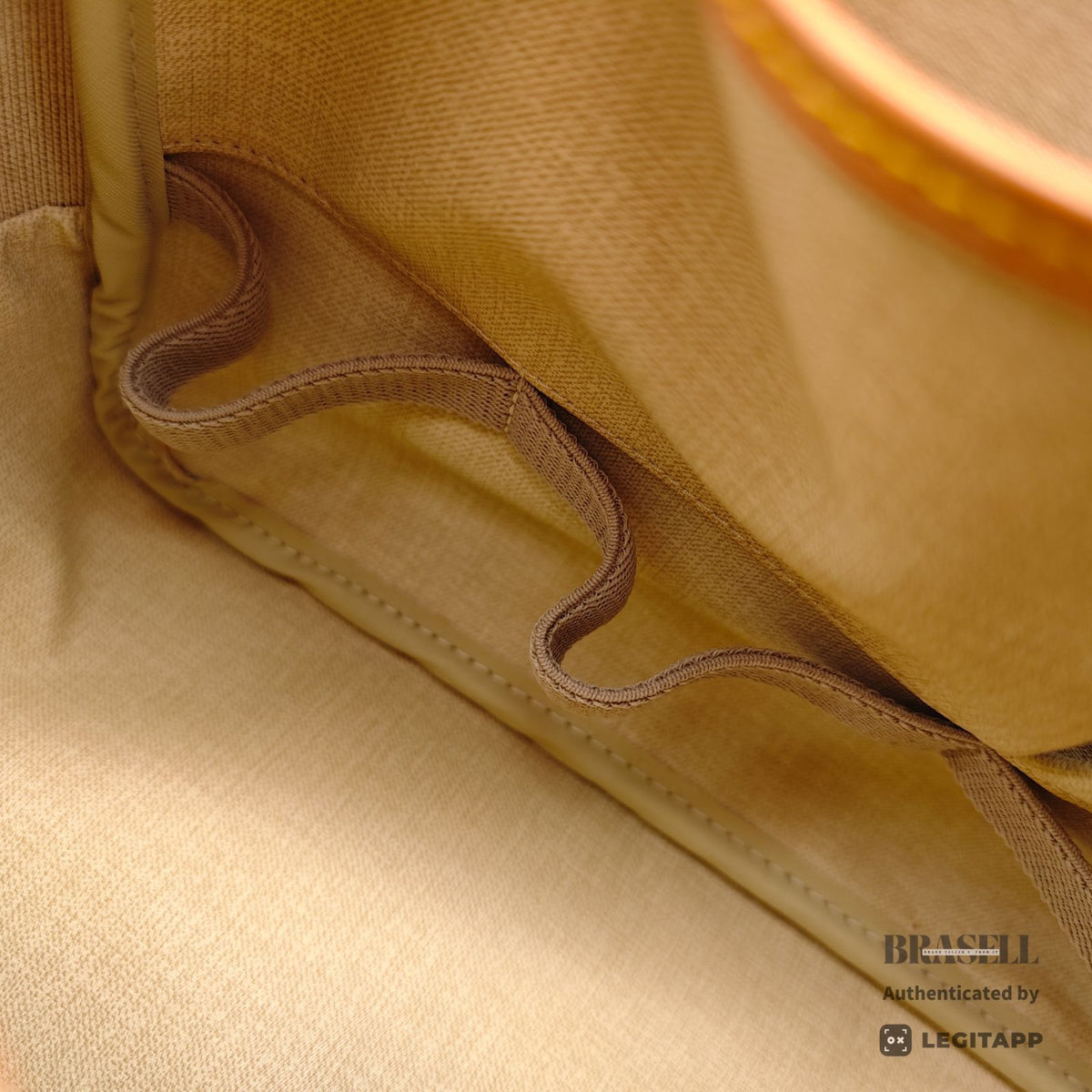 LOUIS VUITTON Monogram Deauville M47270 Handbag Brown Unisex【ImportFeeFREE】