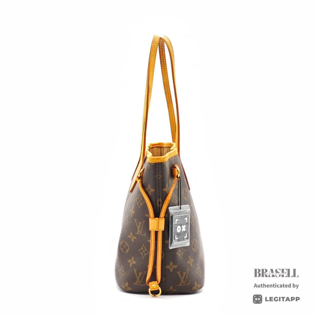 LOUIS VUITTON Neverfull PM Monogram Canvas Tote Bag M40155 BN 【ImportFeeFREE】