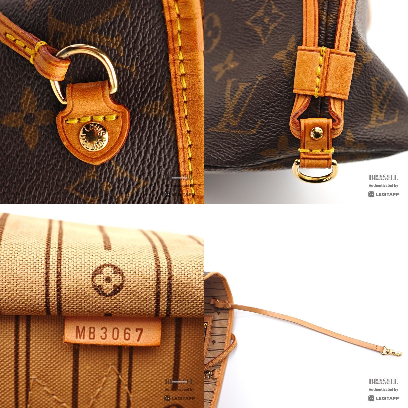 LOUIS VUITTON Neverfull PM Monogram Canvas Tote Bag M40155 BN 【ImportFeeFREE】