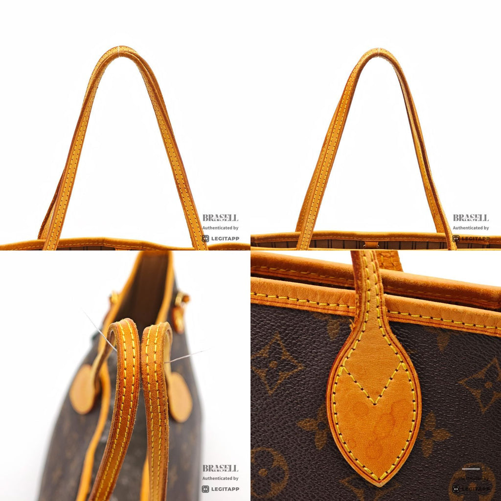 LOUIS VUITTON Neverfull PM Monogram Canvas Tote Bag M40155 BN 【ImportFeeFREE】