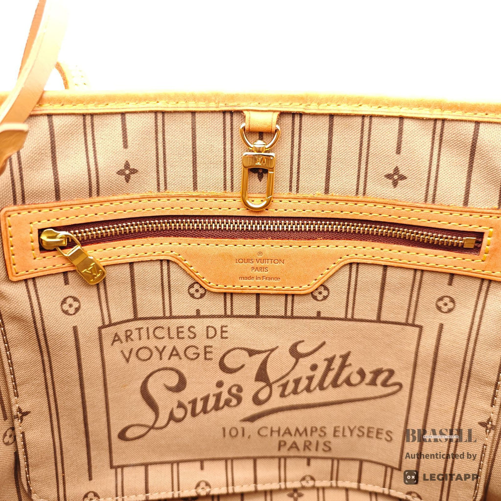 LOUIS VUITTON Neverfull PM Monogram Canvas Tote Bag M40155 BN 【ImportFeeFREE】