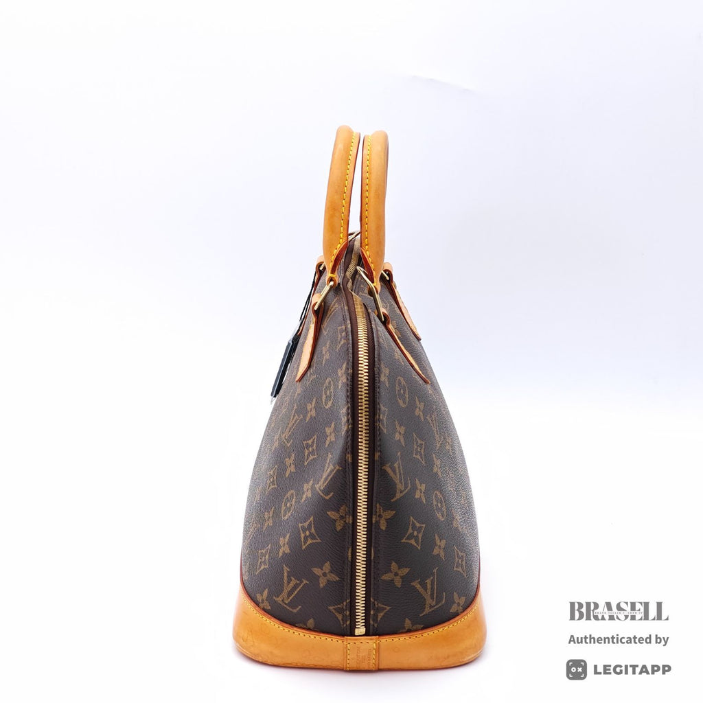 LOUIS VUITTON Alma PM Hand Bag Monogram Canvas M53151 Brown 【ImportFeeFREE】