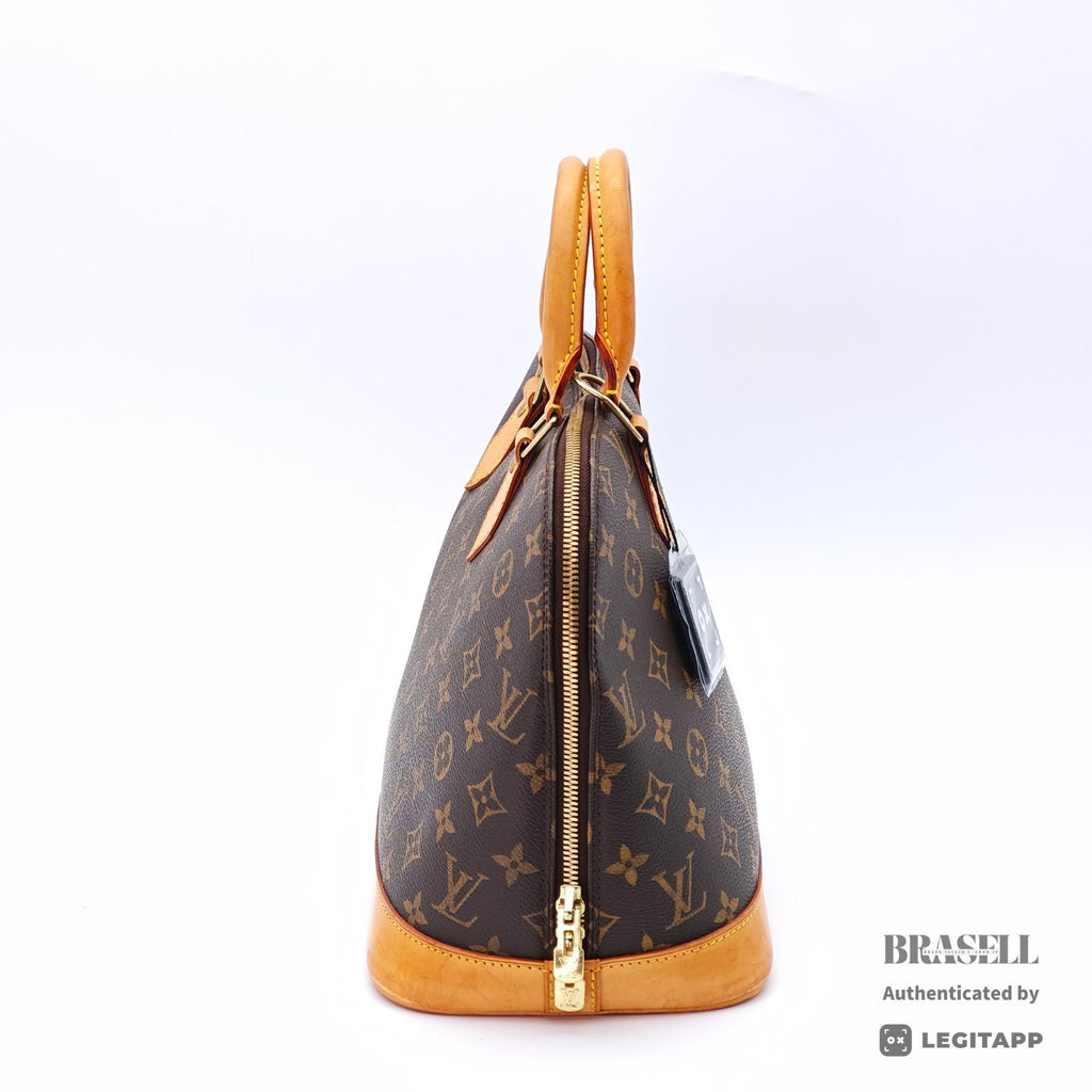 LOUIS VUITTON Alma PM Hand Bag Monogram Canvas M53151 Brown 【ImportFeeFREE】