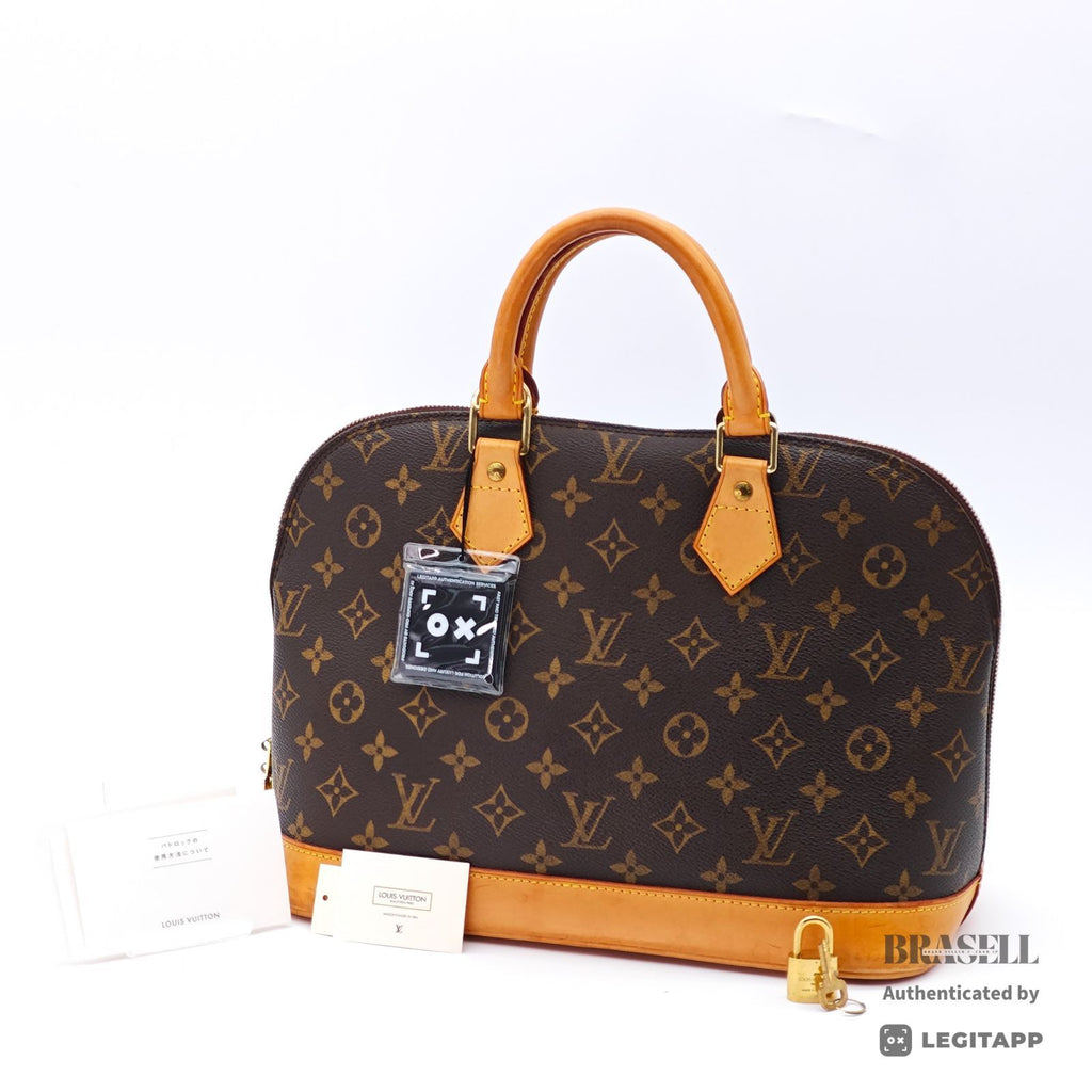LOUIS VUITTON Alma PM Hand Bag Monogram Canvas M53151 Brown 【ImportFeeFREE】
