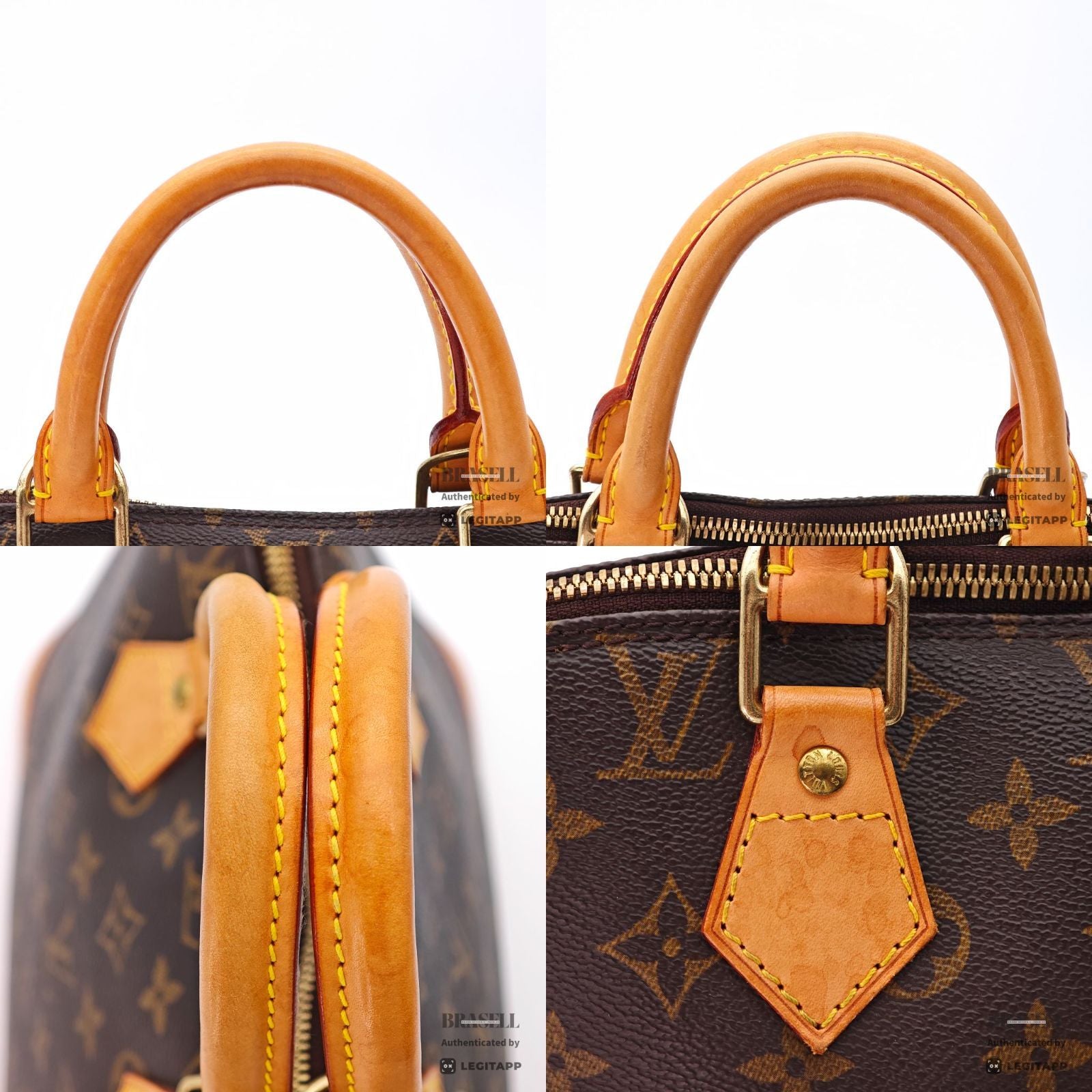 LOUIS VUITTON Alma PM Hand Bag Monogram Canvas M53151 Brown 【ImportFeeFREE】