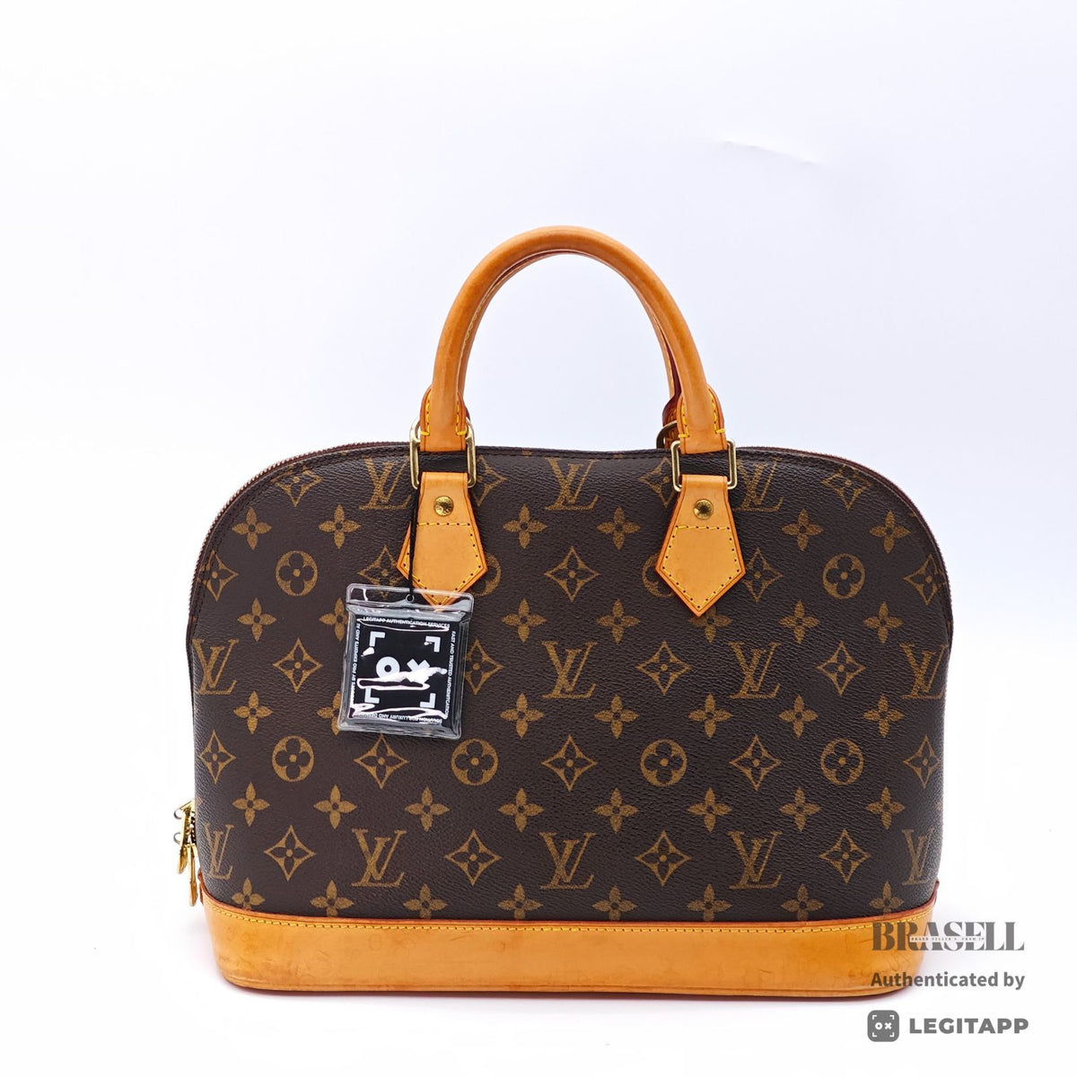 LOUIS VUITTON Alma PM Hand Bag Monogram Canvas M53151 Brown 【ImportFeeFREE】