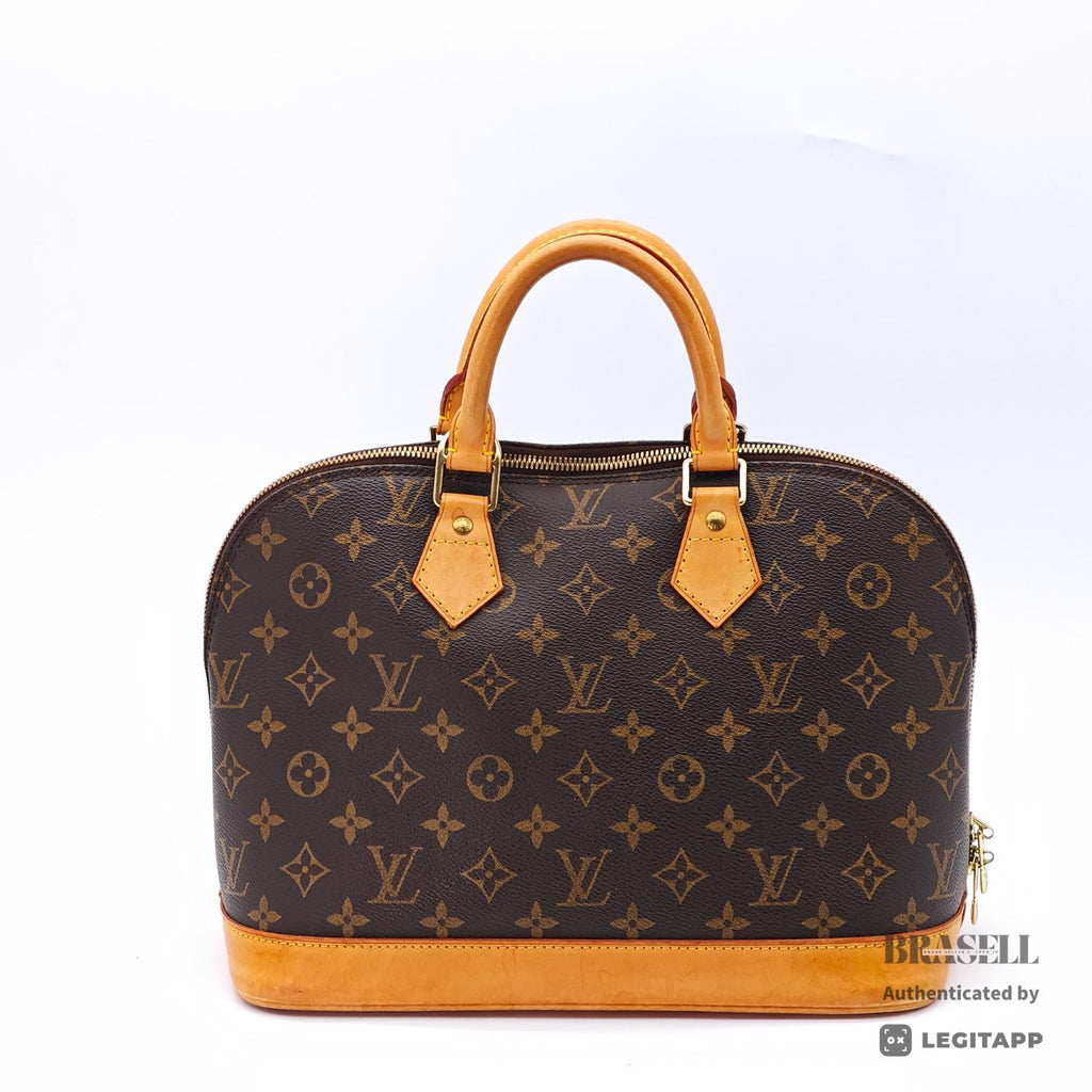 LOUIS VUITTON Alma PM Hand Bag Monogram Canvas M53151 Brown 【ImportFeeFREE】