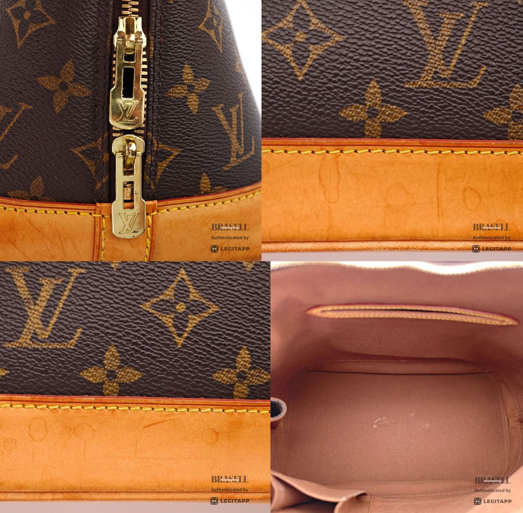 LOUIS VUITTON Alma PM Hand Bag Monogram Canvas M53151 Brown 【ImportFeeFREE】