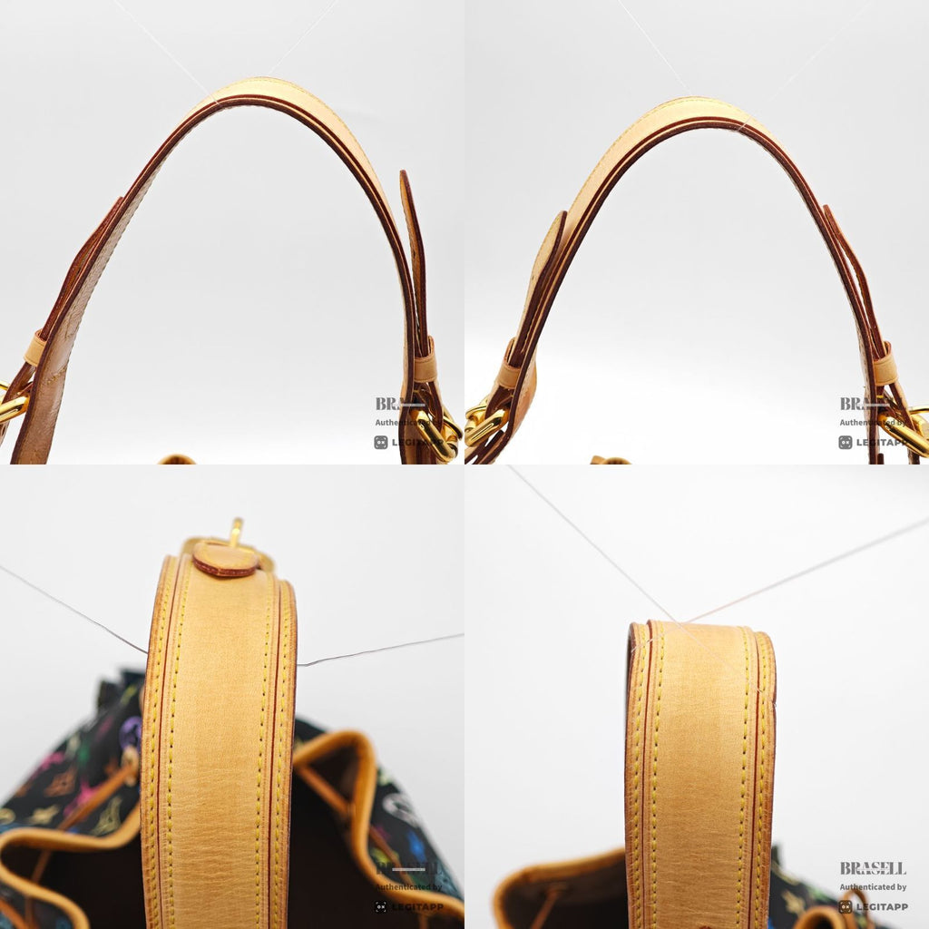 LOUIS VUITTON Multicolor Petit Noe Hand Bag M42230 Monogram 【ImportFeeFREE】