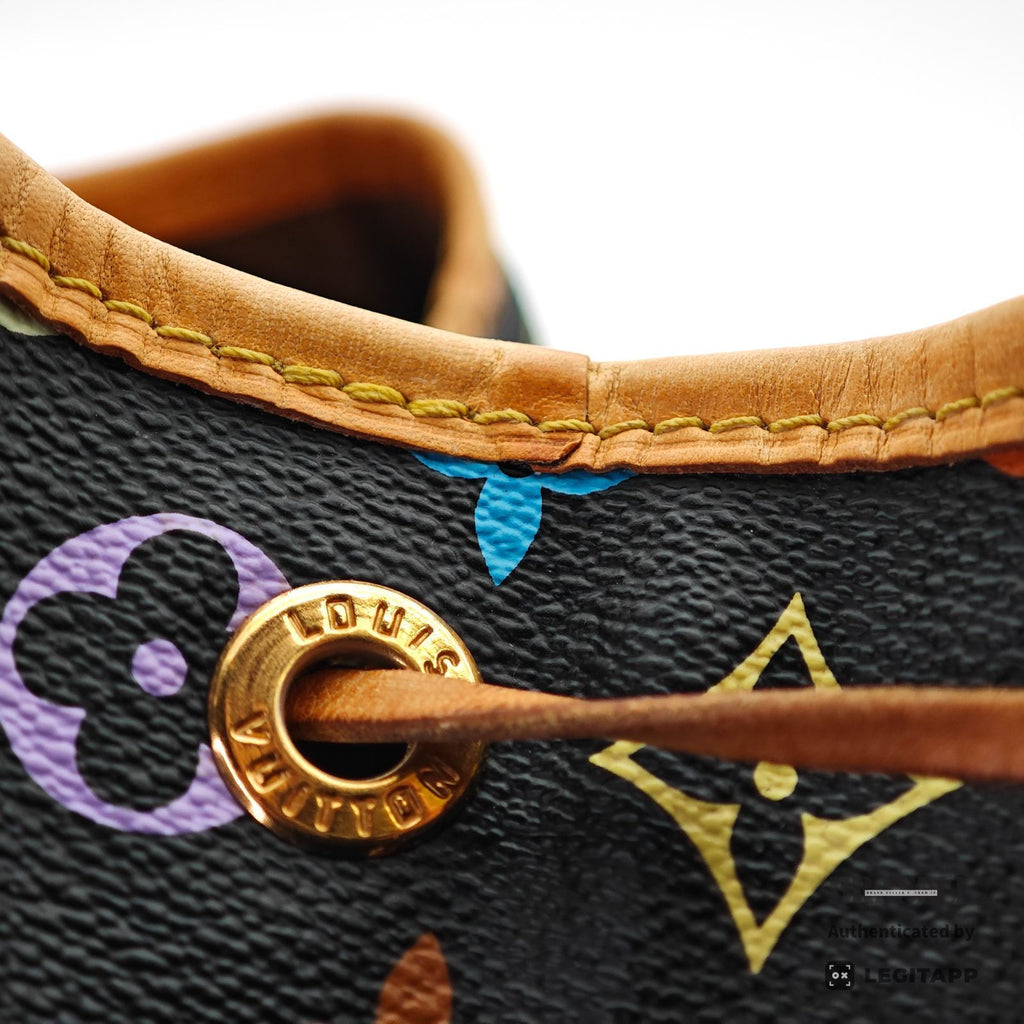 LOUIS VUITTON Multicolor Petit Noe Hand Bag M42230 Monogram 【ImportFeeFREE】
