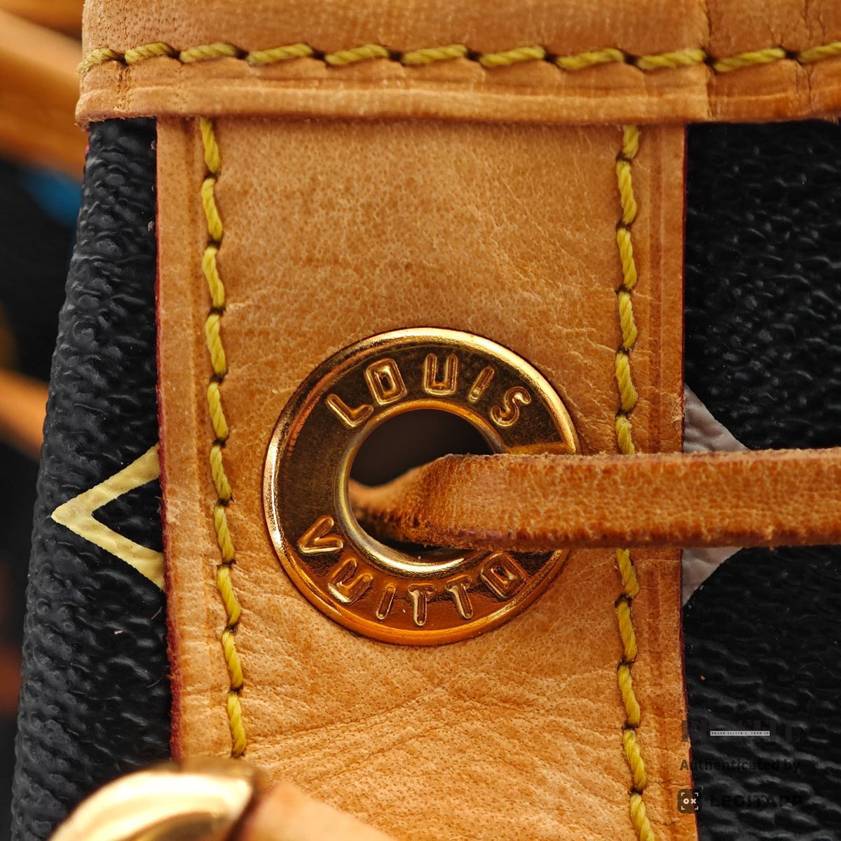 LOUIS VUITTON Multicolor Petit Noe Hand Bag M42230 Monogram 【ImportFeeFREE】