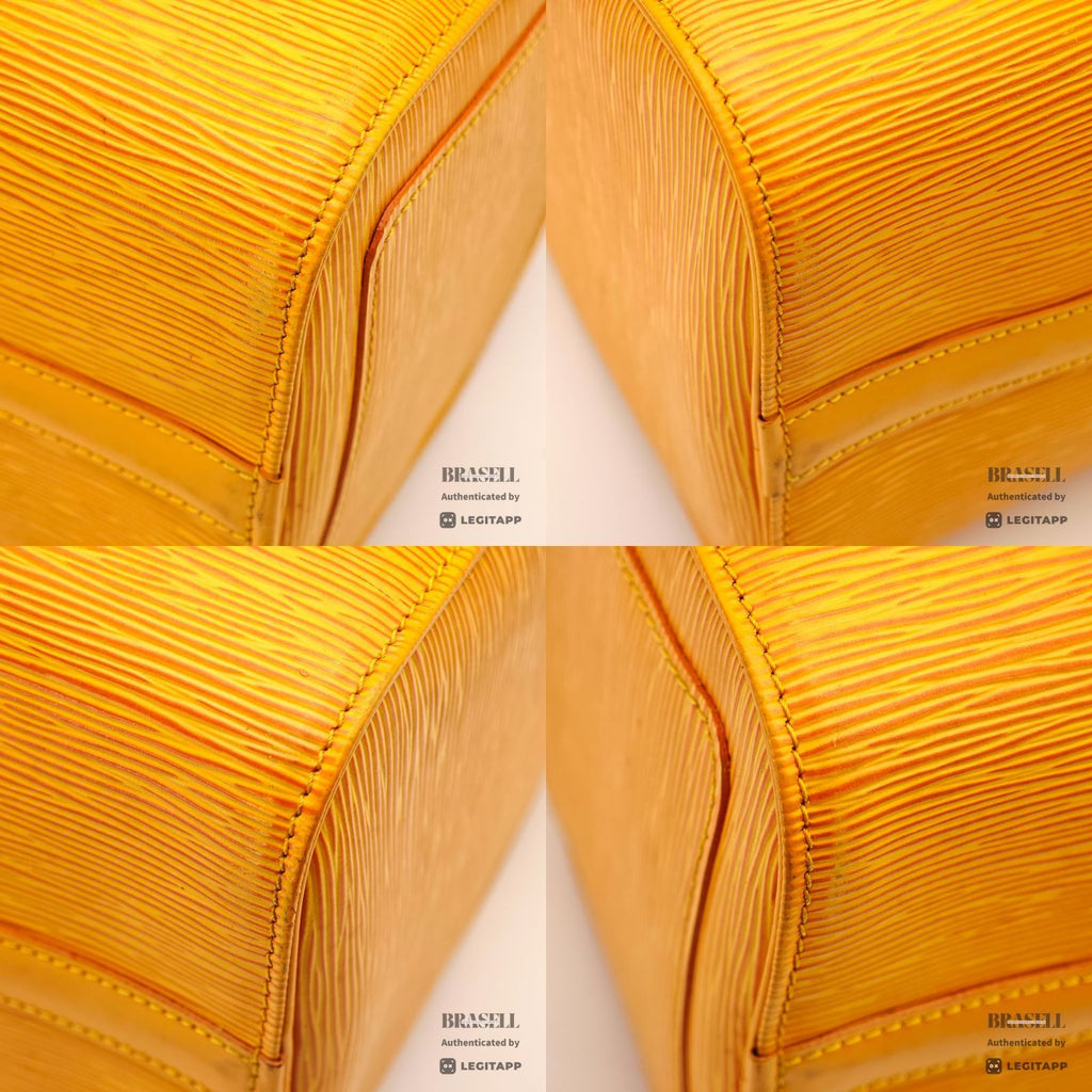 LOUIS VUITTON Epi Speedy 25 M43019 Hand Bag Tassili Yellow 【ImportFeeFREE】