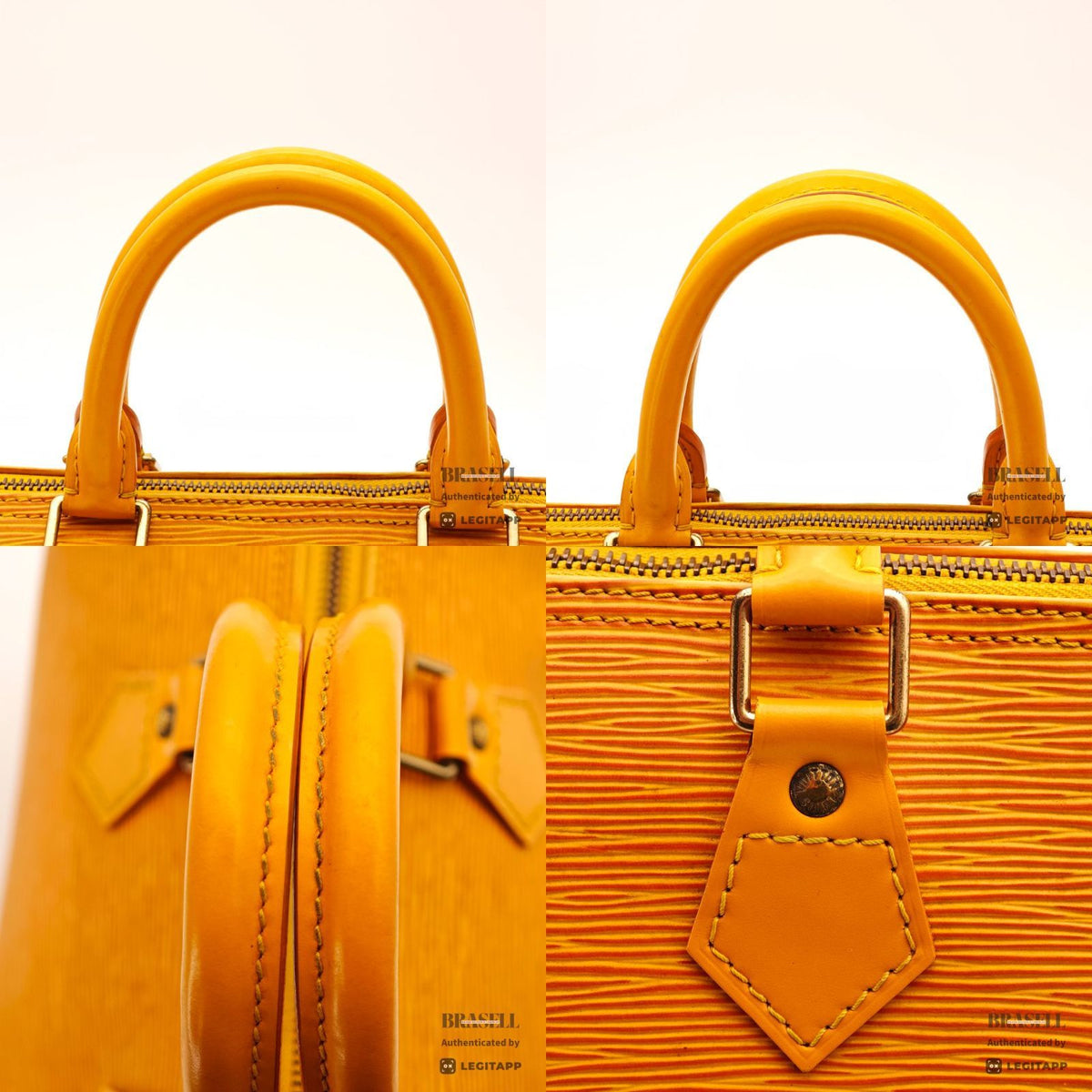 LOUIS VUITTON Epi Speedy 25 M43019 Hand Bag Tassili Yellow 【ImportFeeFREE】