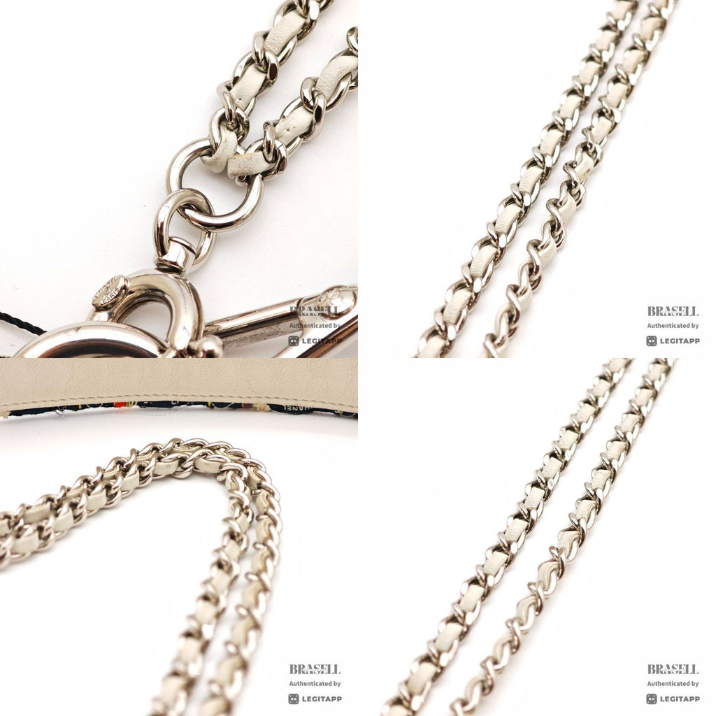 CHANEL Tweed Waist Bag White Women's Shoulder Bag Shoulder【ImportFeeFREE】