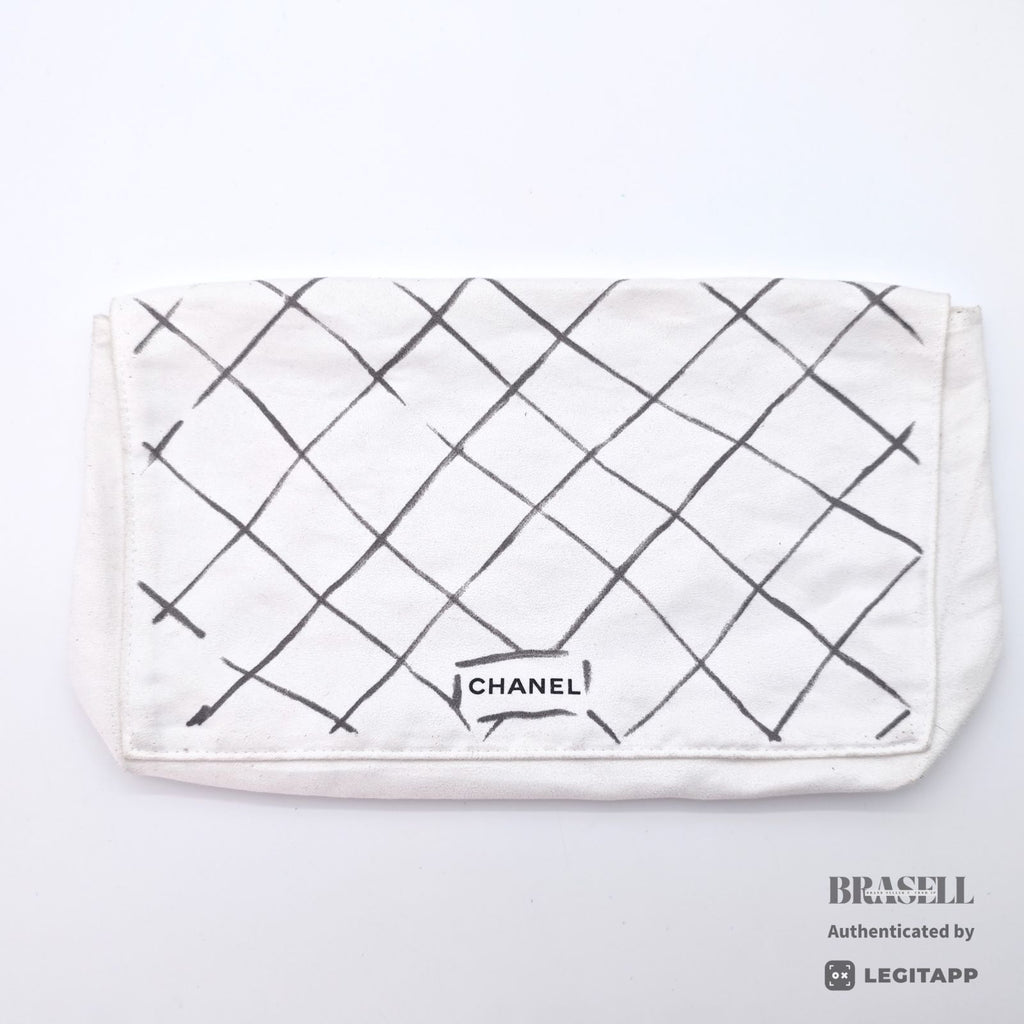 CHANEL Tweed Waist Bag White Women's Shoulder Bag Shoulder【ImportFeeFREE】