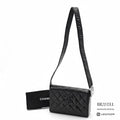 CHANEL Lambskin Coco Mark Shoulder Bag Black.Women's 【ImportFeeFREE】