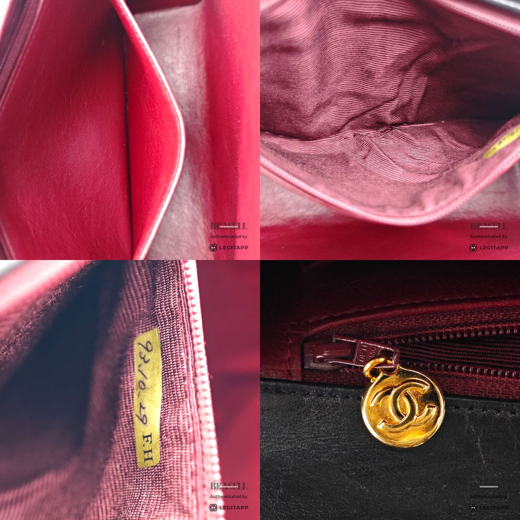 CHANEL Lambskin Coco Mark Shoulder Bag Black.Women's 【ImportFeeFREE】