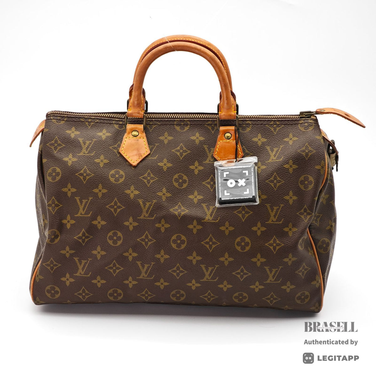 LOUIS VUITTON Speedy 35 Monogram Canvas Brown M41524 【ImportFeeFREE】