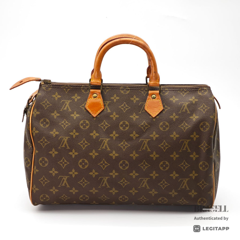 LOUIS VUITTON Speedy 35 Monogram Canvas Brown M41524 【ImportFeeFREE】