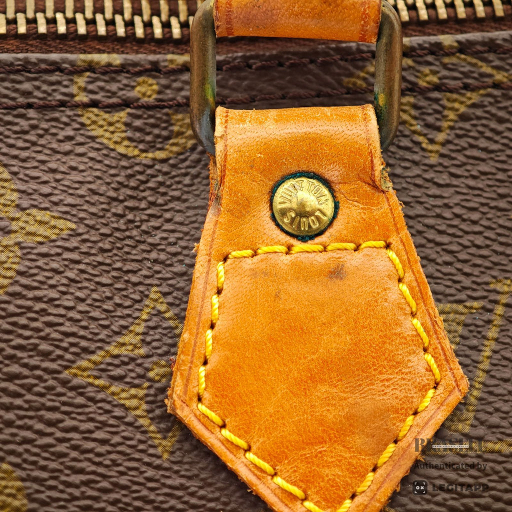 LOUIS VUITTON Speedy 35 Monogram Canvas Brown M41524 【ImportFeeFREE】