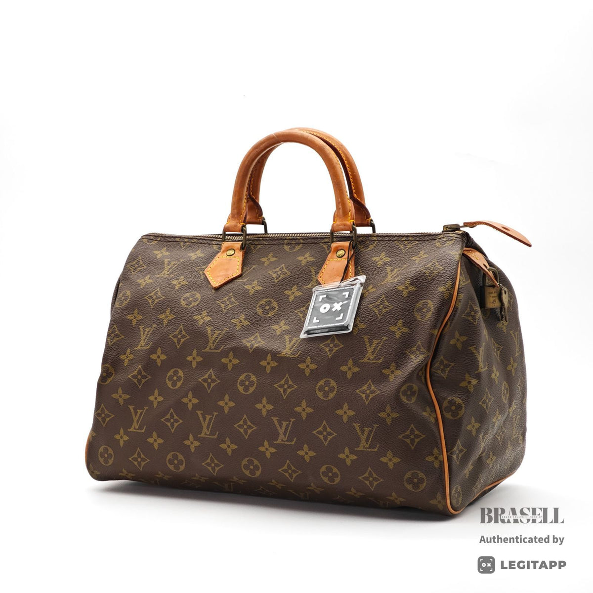 LOUIS VUITTON Speedy 35 Monogram Canvas Brown M41524 【ImportFeeFREE】