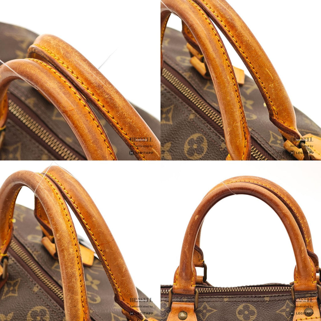 LOUIS VUITTON Speedy 30 Travel Hand Bag Monogram Canvas M41526 【ImportFeeFREE】