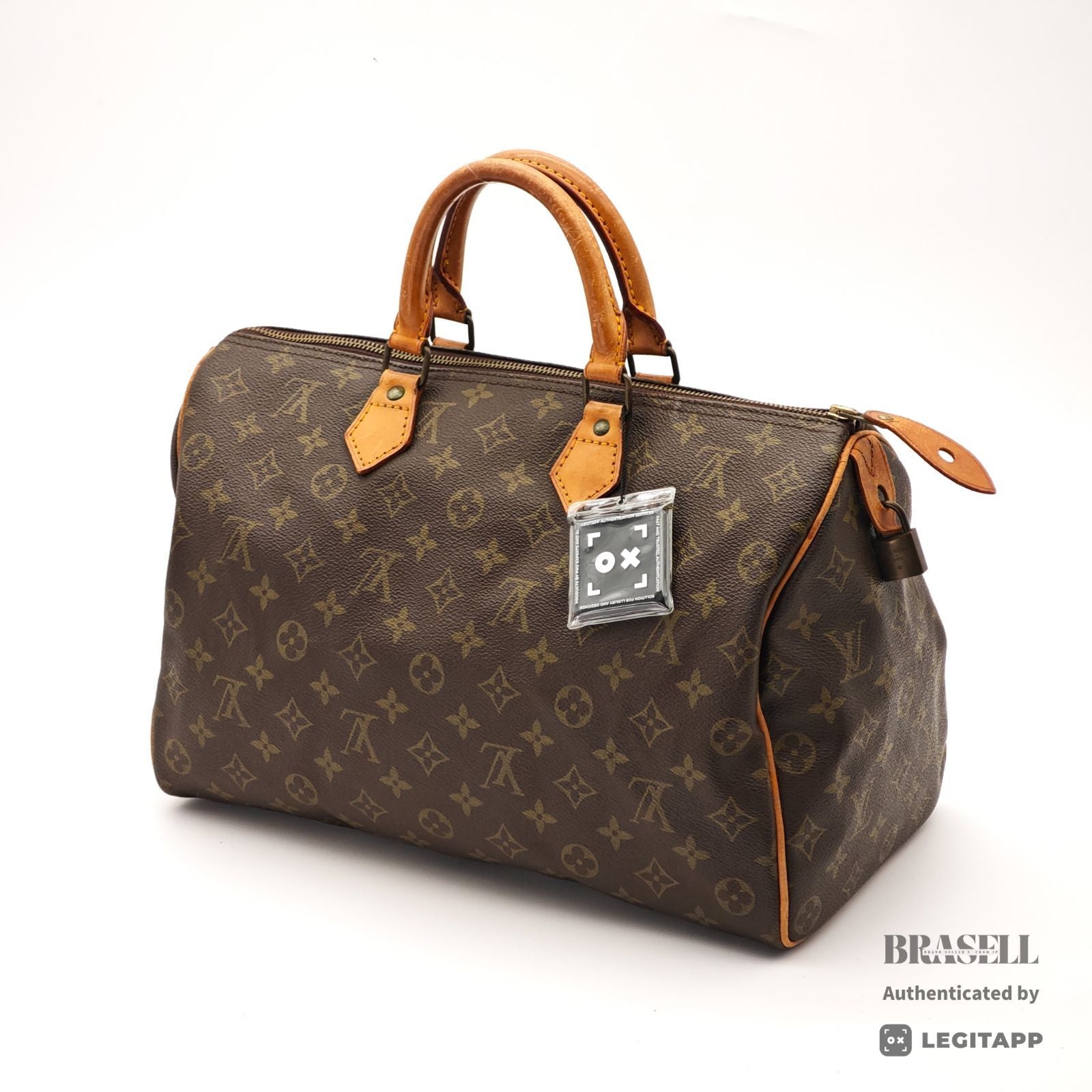 LOUIS VUITTON Speedy 35 Travel Hand Bag Monogram Canvas M41524 【ImportFeeFREE】
