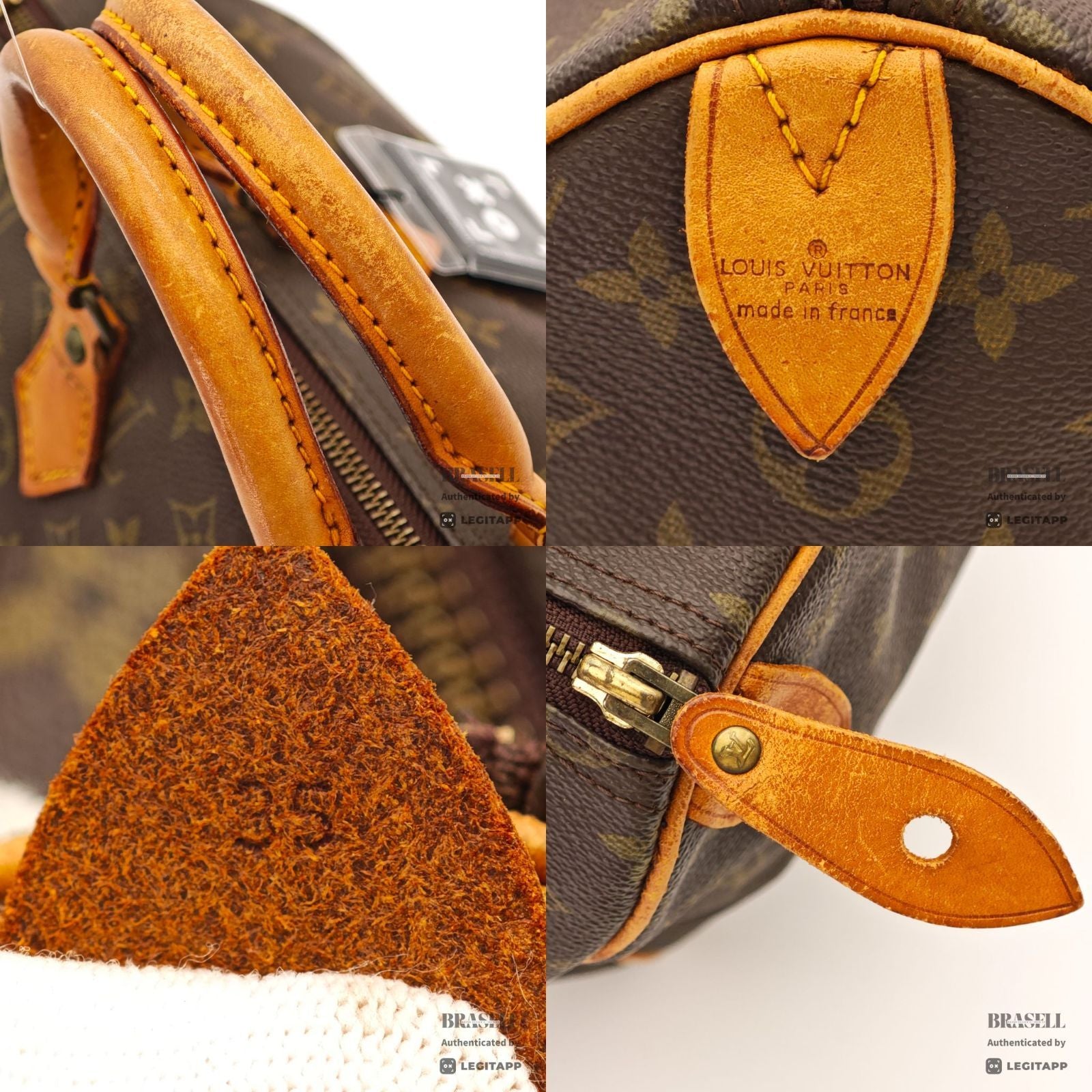 LOUIS VUITTON Speedy 35 Travel Hand Bag Monogram Canvas M41524 【ImportFeeFREE】