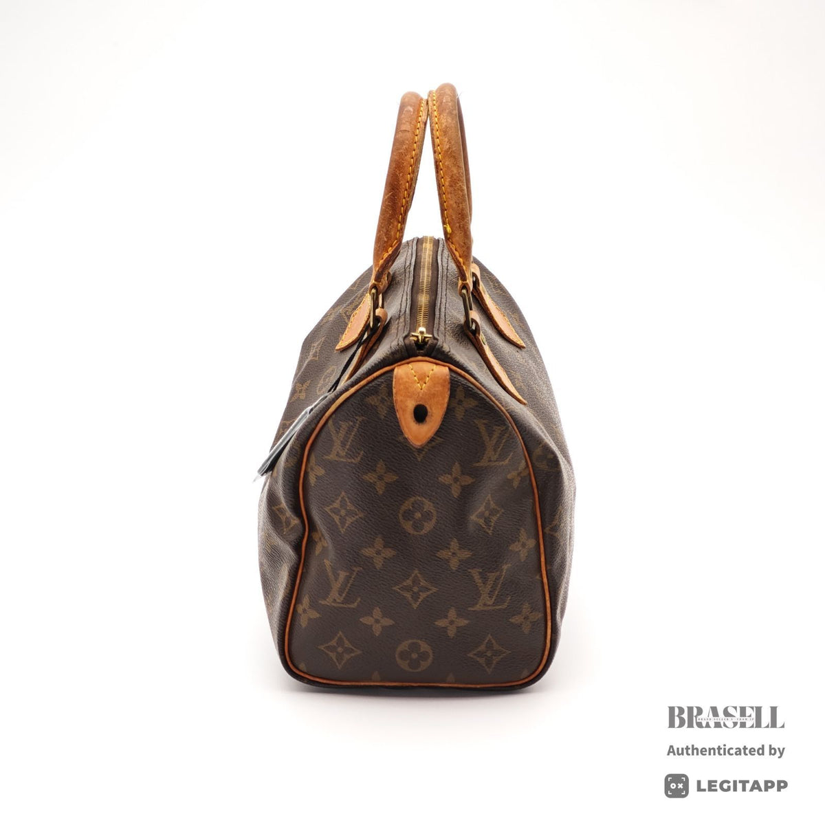 LOUIS VUITTON Speedy 25 Monogram Canvas Brown Hand Bag M41528 【ImportFeeFREE】