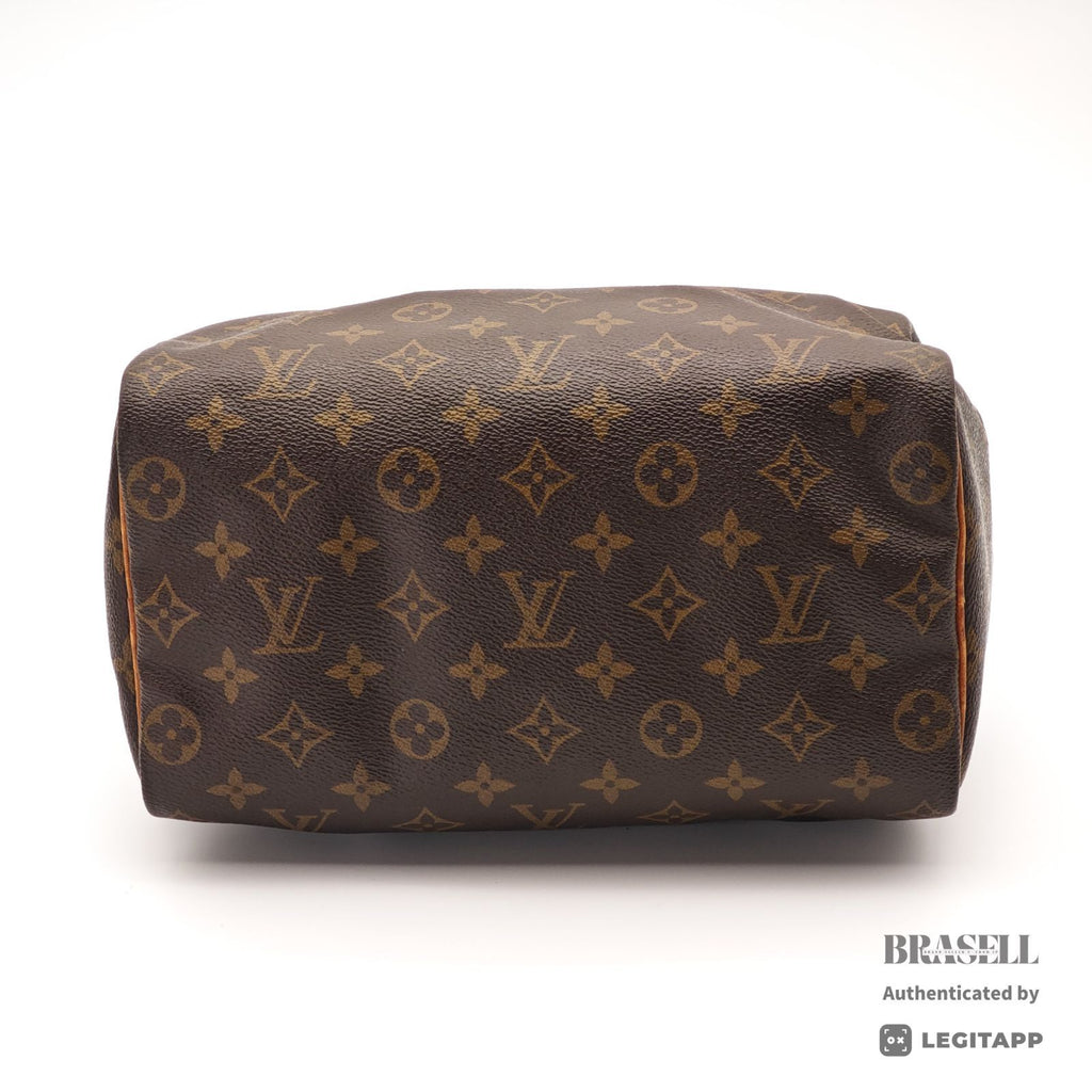 LOUIS VUITTON Speedy 25 Monogram Canvas Brown Hand Bag M41528 【ImportFeeFREE】