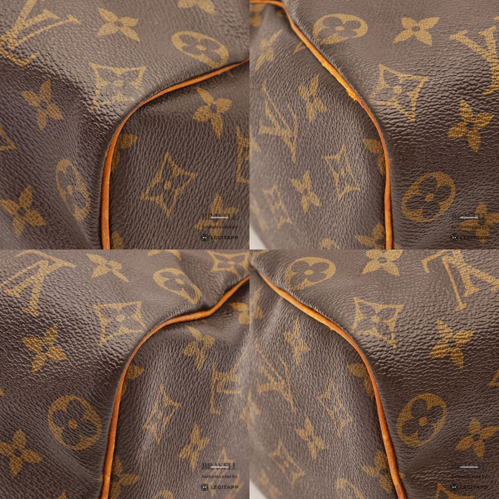 LOUIS VUITTON Speedy 25 Monogram Canvas Brown Hand Bag M41528 【ImportFeeFREE】