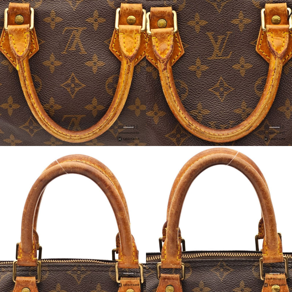 LOUIS VUITTON Speedy 25 Monogram Canvas Brown Hand Bag M41528 【ImportFeeFREE】
