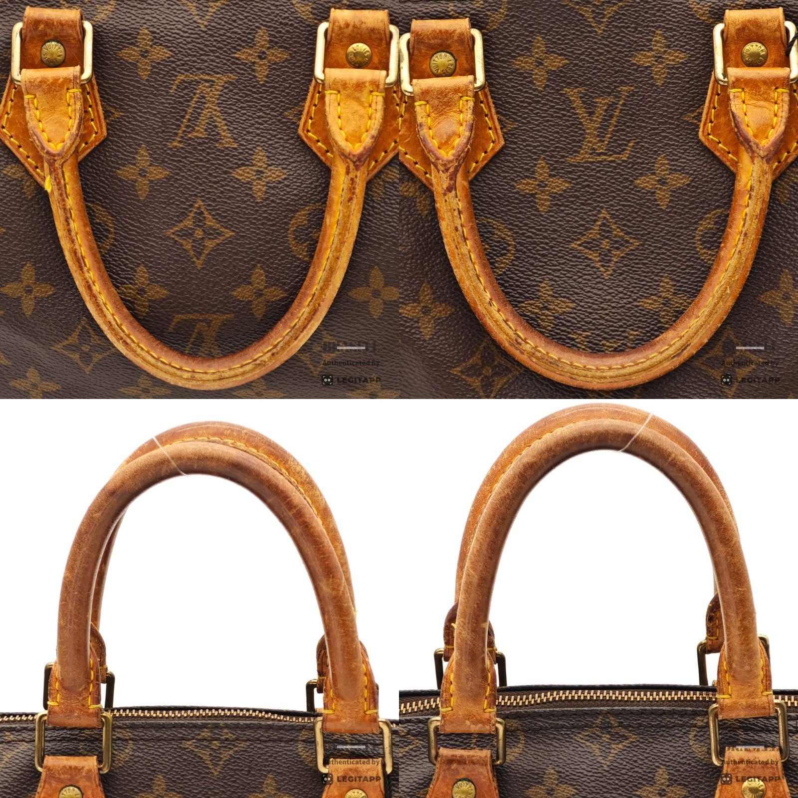 LOUIS VUITTON Speedy 25 Monogram Canvas Brown Hand Bag M41528 【ImportFeeFREE】