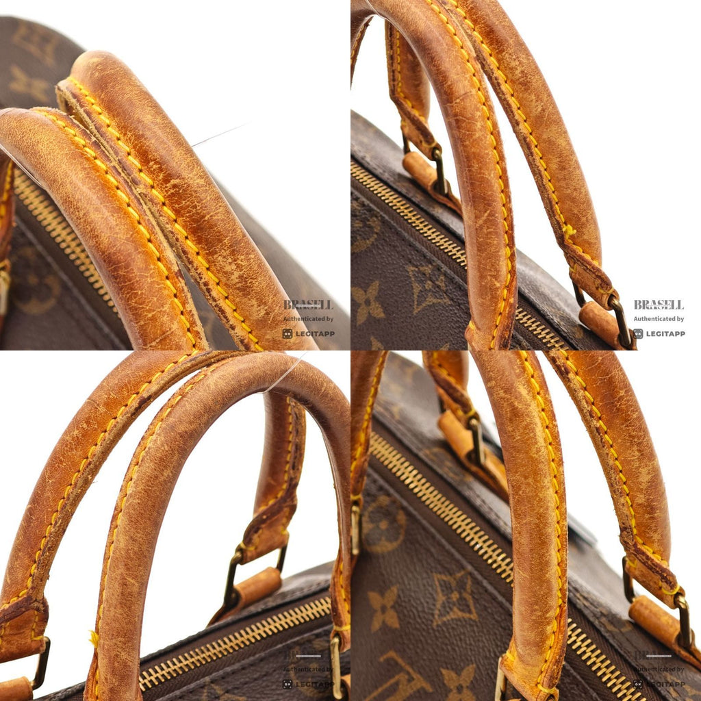 LOUIS VUITTON Speedy 25 Monogram Canvas Brown Hand Bag M41528 【ImportFeeFREE】