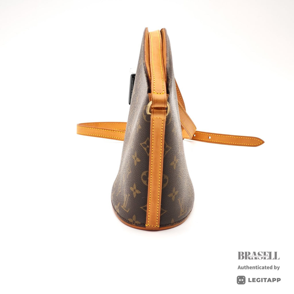 LOUIS VUITTON Drouot Shoulder Bag Monogram Canvas Brown M51290 【ImportFeeFREE】
