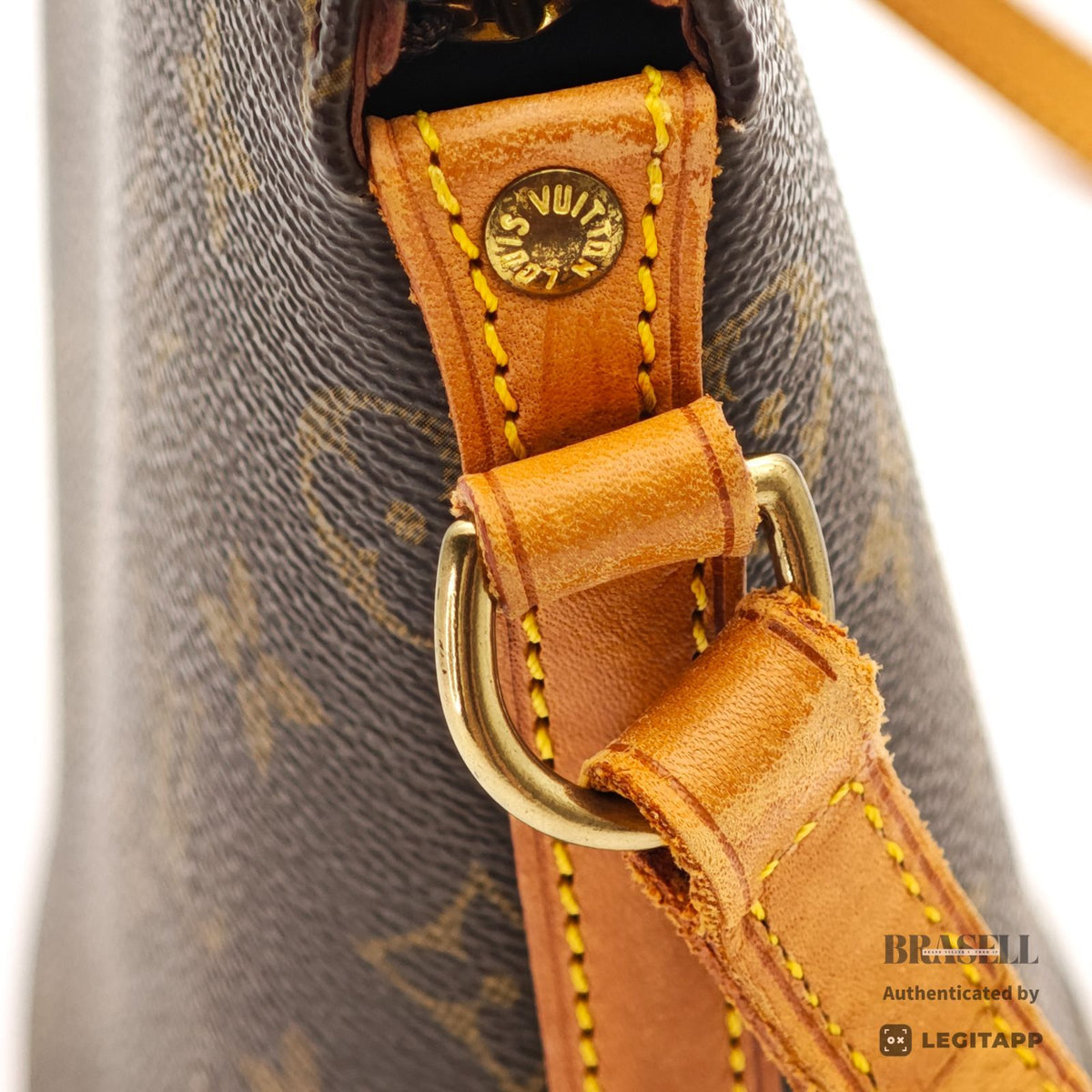 LOUIS VUITTON Drouot Shoulder Bag Monogram Canvas Brown M51290 【ImportFeeFREE】