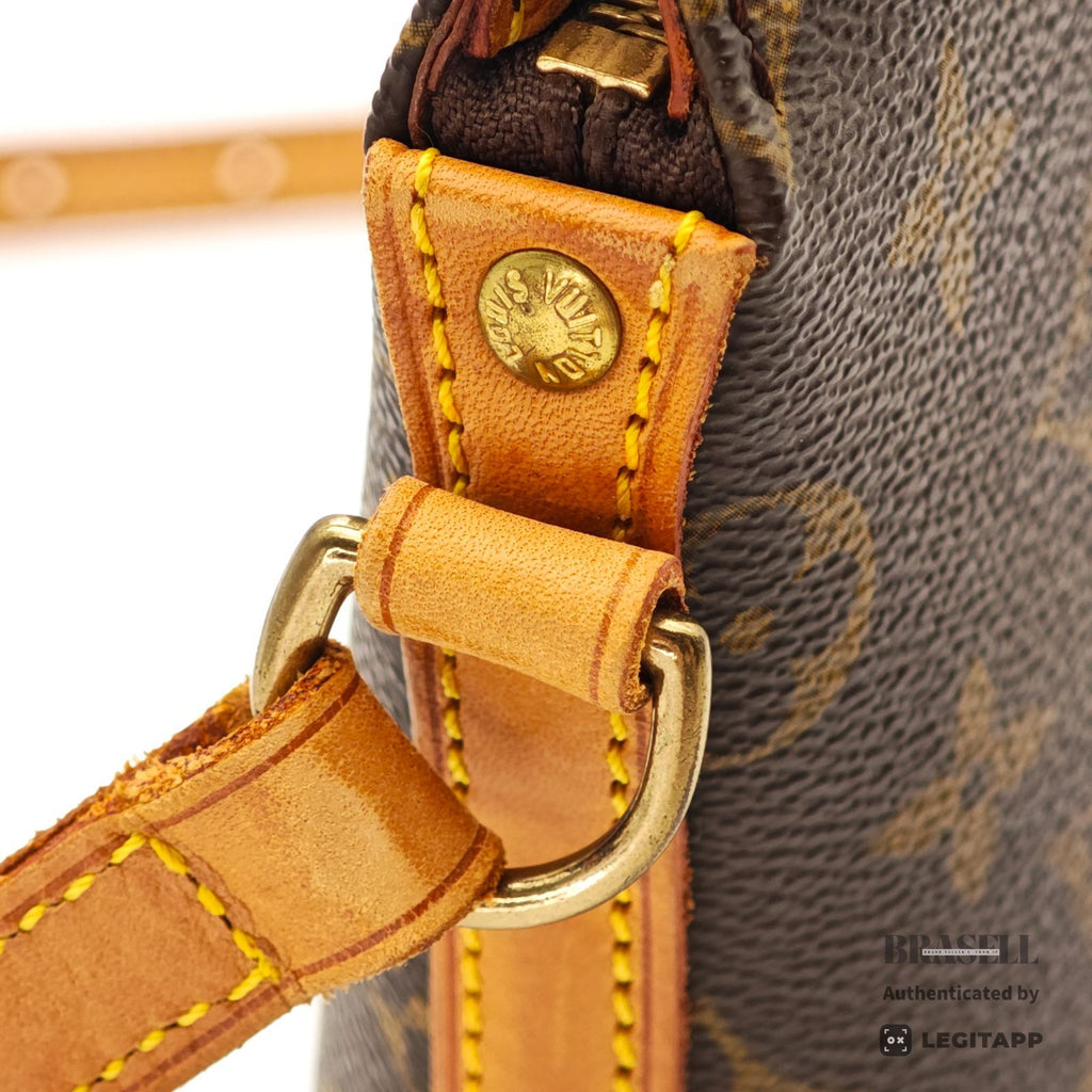 LOUIS VUITTON Drouot Shoulder Bag Monogram Canvas Brown M51290 【ImportFeeFREE】